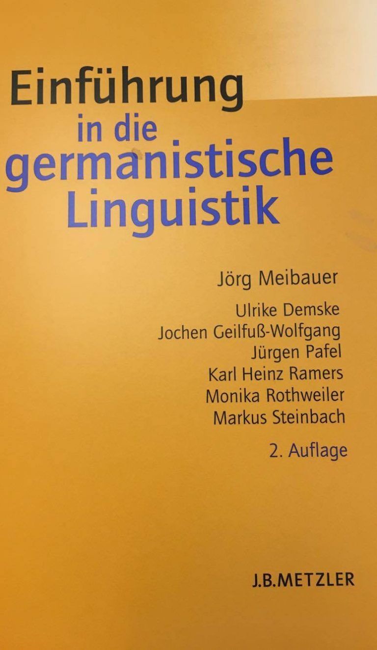 Einführung In Die Germanistische Linguistik Karin Pittner Einführung in die germanistische Linguistik – Haus CURO